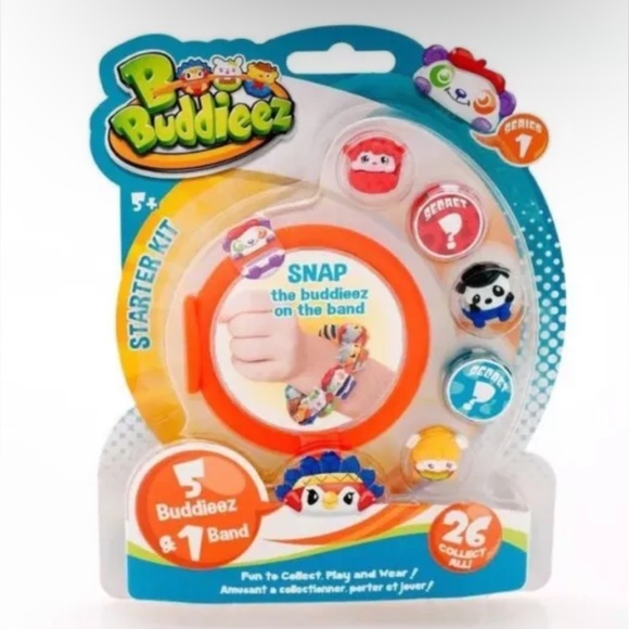 B Buddieez Blister Pack With 5 Buddieez and 1 Band - Picture 1 of 2
